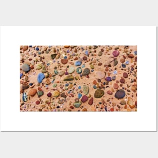 Beach Stones Abstract 3 Posters and Art